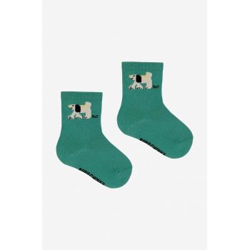 Bobo Choses sosete copii Fairy Dog culoarea verde, 224AH002