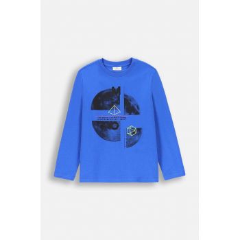 Coccodrillo longsleeve din bumbac pentru copii cu imprimeu, EVERYDAY BOY