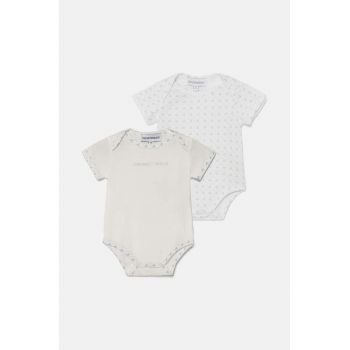 Emporio Armani body din bumbac pentru bebelusi 2-pack EY000010 AF10913