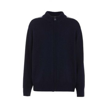 Emporio Armani cardigan de lână pentru copii culoarea albastru marin, light, 6D4M58 4MJAZ