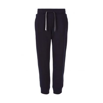 Emporio Armani pantaloni de trening pentru copii culoarea albastru marin, neted, 8N4PS9 1JRIZ