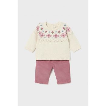 Mayoral Newborn compleu bebe culoarea roz, 2519