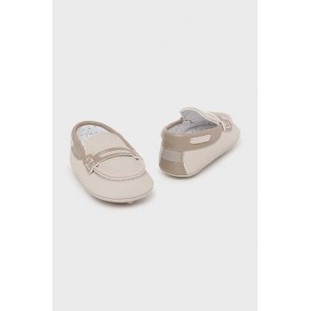 Mayoral Newborn pantofi pentru bebelusi culoarea bej, 9783