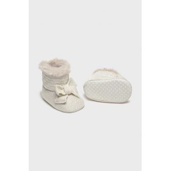 Mayoral Newborn pantofi pentru bebelusi culoarea bej, 9788