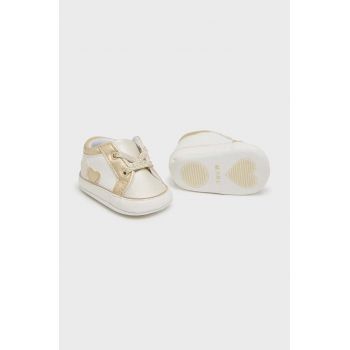 Mayoral Newborn pantofi pentru bebelusi culoarea bej, 9790