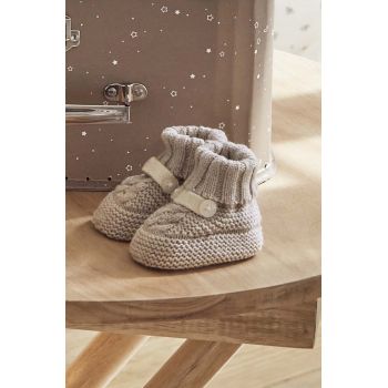 Mayoral Newborn pantofi pentru bebelusi culoarea bej, 9798