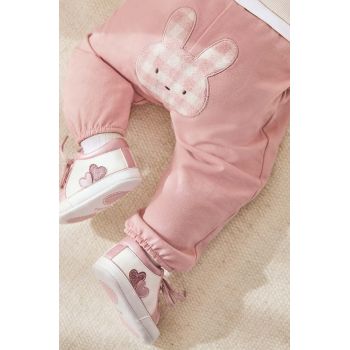 Mayoral Newborn pantofi pentru bebelusi culoarea roz, 9790