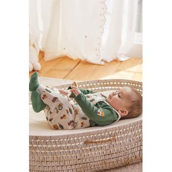 Mayoral Newborn set de bumbac pentru bebelusi culoarea verde, 2622