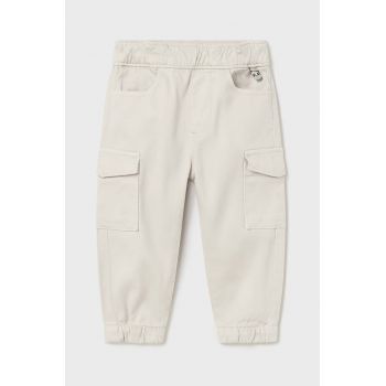 Mayoral pantaloni copii culoarea bej, neted, 2535