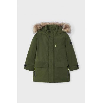 Mayoral parka pentru copii culoarea verde, 4468