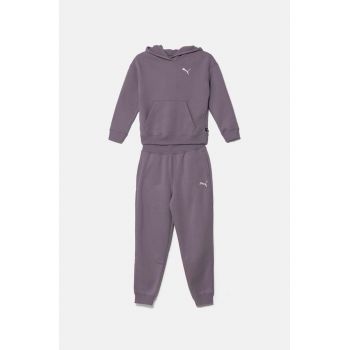 Puma trening copii Loungewear Suit culoarea violet, 683320