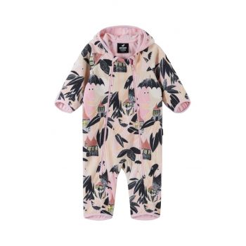 Reima combinezon bebe Moomin Vindpust culoarea roz, 5100326B