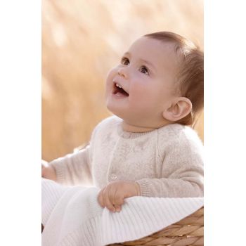 Tartine et Chocolat cardigan bebe culoarea bej, light, TZ18010