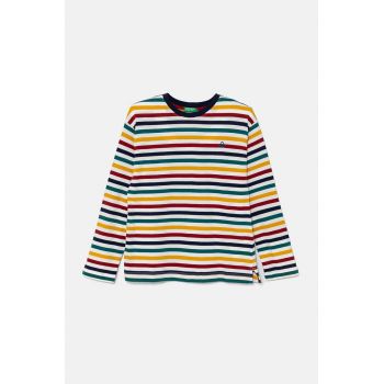 United Colors of Benetton longsleeve din bumbac pentru copii modelator, 3GZ3C10JW