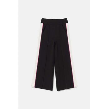 United Colors of Benetton pantaloni de trening pentru copii culoarea negru, modelator, 330SCF05B