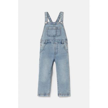 United Colors of Benetton salopete din denim pentru copii 4R76CT00Y