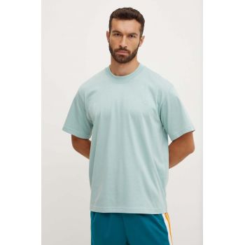 adidas Originals tricou barbati, culoarea verde, neted, IY2257