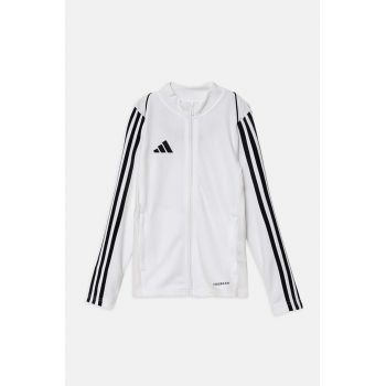 adidas Performance bluza copii TIRO23L TRKTY culoarea alb, cu imprimeu, HS3524