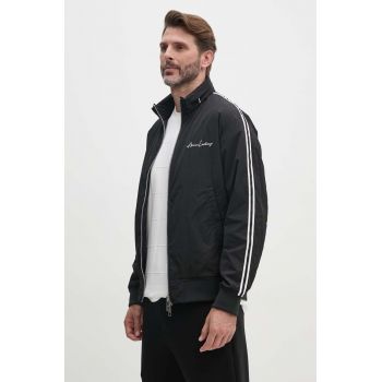 Armani Exchange geaca barbati, culoarea negru, de tranzitie, oversize, 8NZB99 ZNXXZ