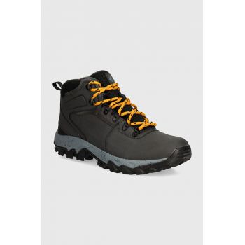 Columbia pantofi Newton Ridge Waterproof Omni-Heat II barbati, culoarea gri, izolat, 2056191