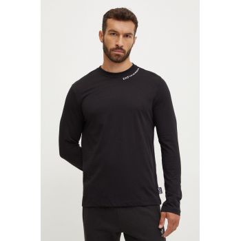 EA7 Emporio Armani tricou barbati, culoarea negru, cu imprimeu, PJTJZ.6DUT09