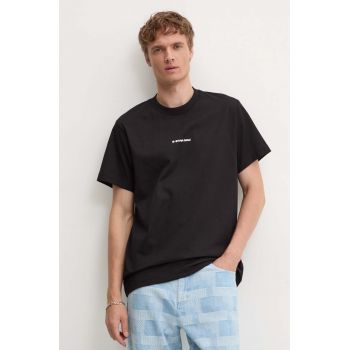 G-Star Raw tricou din bumbac barbati, culoarea negru, cu imprimeu, D25677-C336