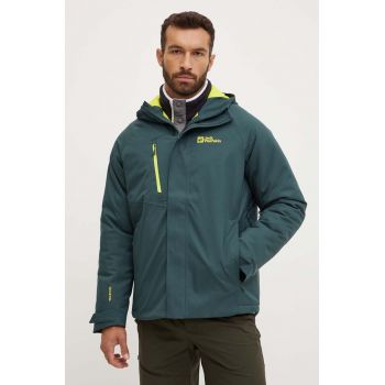 Jack Wolfskin jacheta de exterior Troposphere culoarea verde