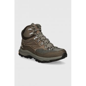 Jack Wolfskin pantofi Cyrox Texapore Mid barbati, culoarea verde, 4064301