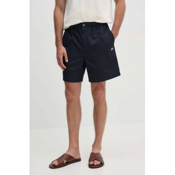 Lacoste pantaloni scurti din bumbac culoarea albastru marin