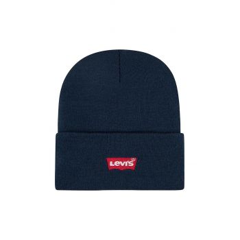 Levi's caciula copii LAN LEVI'S CORE BATWING BEANIE culoarea albastru marin, 9A8620