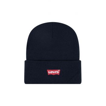 Levi's caciula copii LAN LEVI'S CORE BATWING BEANIE culoarea negru, 9A8620