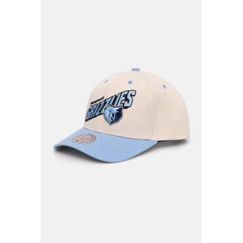 Mitchell&Ness sapca Memphis Grizzlies culoarea bej, modelator, HHSS7555-MGRYYPPPOFWH