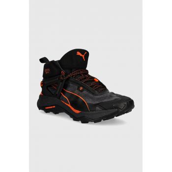 Puma pantofi Explore Nitro Mid GTX barbati, culoarea negru