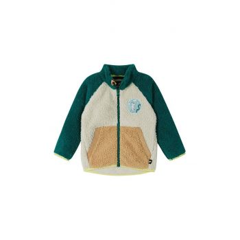 Reima bluza copii Moomin Kramgo culoarea verde, modelator, 5200079C