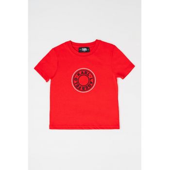 Tricou de bumbac cu imprimeu logo