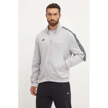 adidas bluza Tiro barbati, culoarea gri, cu imprimeu, IY4285