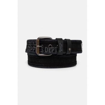 Aeronautica Militare curea barbati, culoarea negru, CI310CT2925