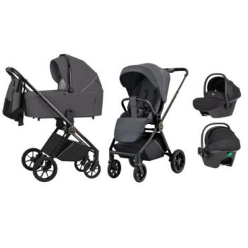 Carucior compact premium Carrello ULTRA 3 in 1 I-Size 40-87 cm Sonic Grey