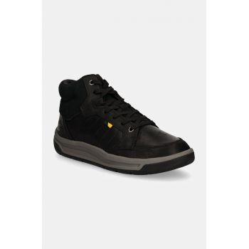 Caterpillar sneakers din piele APA CUSH MID culoarea negru, P725848