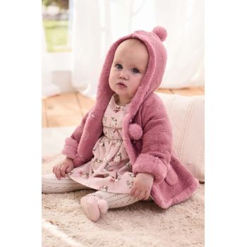 Mayoral Newborn cardigan bebe culoarea roz, 2304