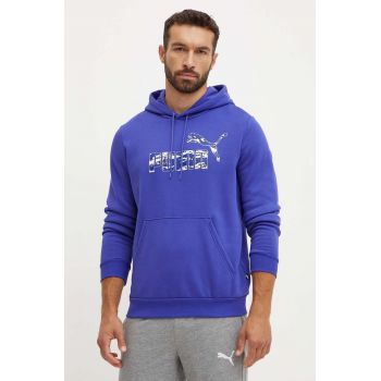 Puma bluza barbati, cu glugă, cu imprimeu, 683234