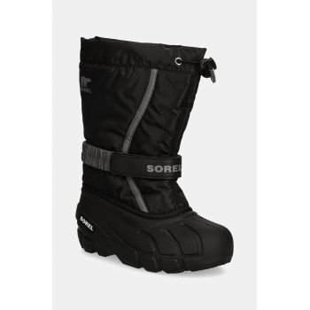 Sorel cizme de iarna copii CHILDRENS FLURRY BO culoarea verde, 2114081