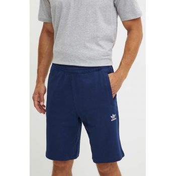 adidas Originals pantaloni scurți din bumbac Essential culoarea bleumarin, IY8521