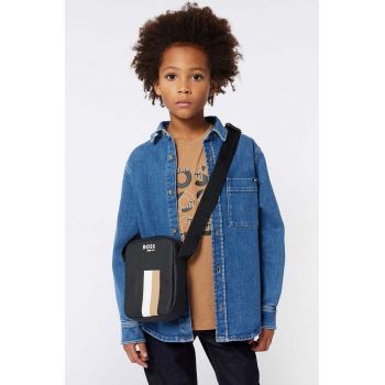 BOSS camasa din denim pentru copii J51131