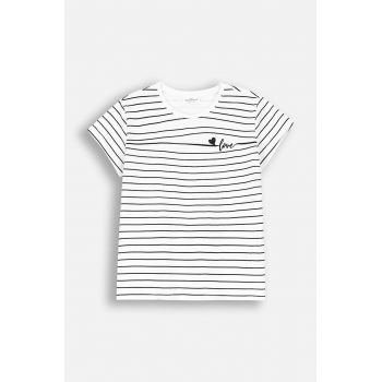 Coccodrillo tricou copii culoarea alb, EVERYDAY GIRL