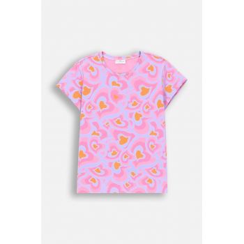 Coccodrillo tricou copii culoarea roz, EVERYDAY GIRL