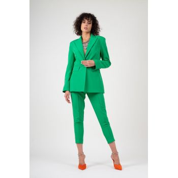 Costum slim fit verde