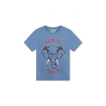 Kenzo Kids tricou de bumbac pentru copii cu imprimeu, K60748