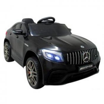 Masinuta electrica cu telecomanda 4 x 4 roti EVA Mercedes AMG GLC 63S R-Sport 3-6 ani negru