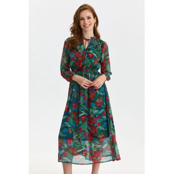 Rochie midi cu imprimeu floral la reducere